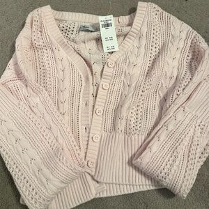 Light Pink Hollister Cardigan